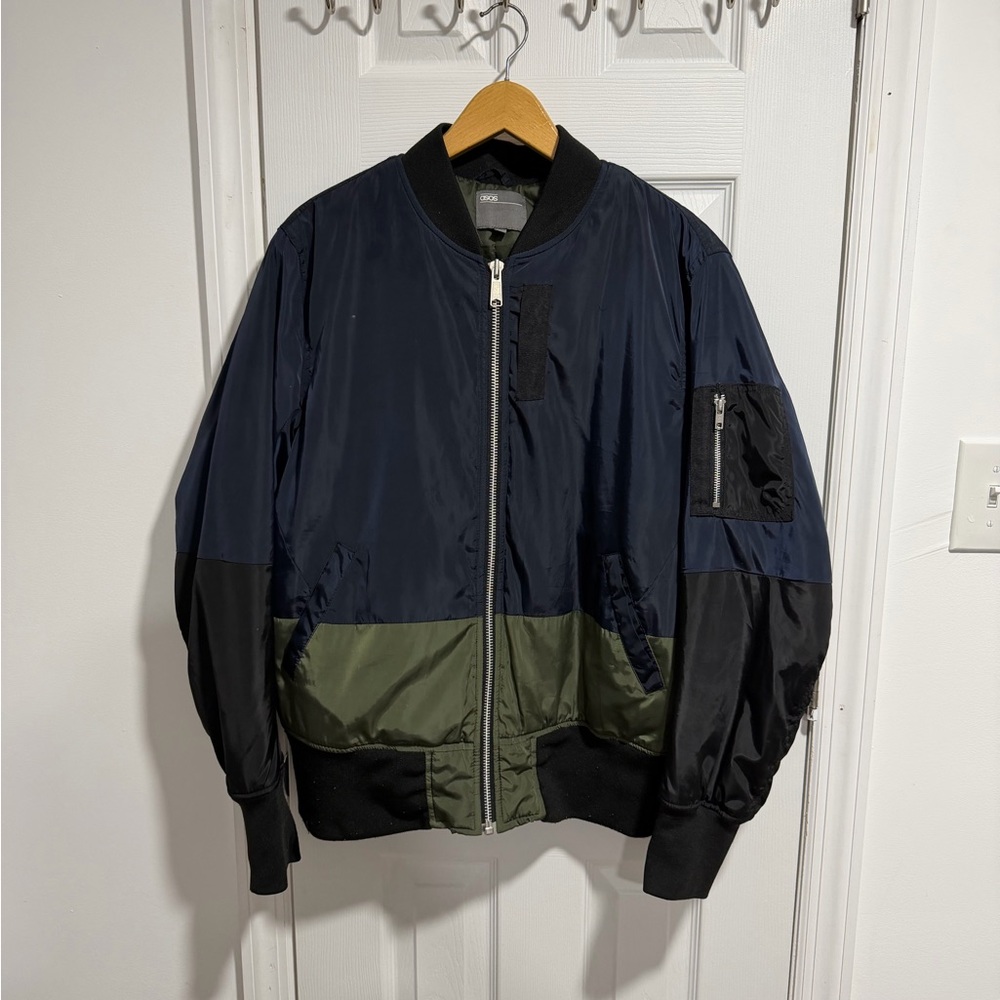ASOS Two-Tone Bomber Jacket
